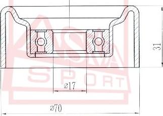 ASVA CHRBP-004 - Spriegotājrullītis, Ķīļsiksna www.autospares.lv