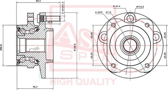 ASVA DGWH-VGRF - Riteņa rumba autospares.lv