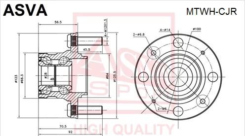 ASVA MTWH-CJR - Riteņa rumba www.autospares.lv