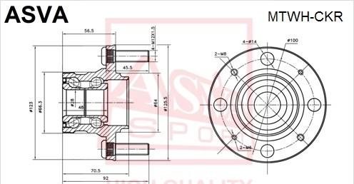 ASVA MTWH-CKR - Riteņa rumba www.autospares.lv