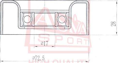 ASVA MZBP-007 - Spriegotājrullītis, Ķīļsiksna www.autospares.lv