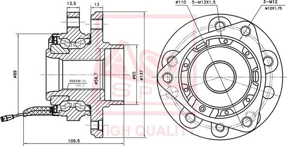 ASVA OPWH-VCF - Riteņa rumba www.autospares.lv