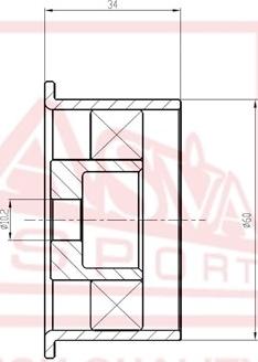 ASVA SBBP-008 - Spriegotājrullītis, Ķīļsiksna www.autospares.lv