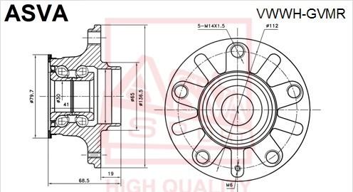 ASVA VWWH-GVMR - Riteņa rumba www.autospares.lv