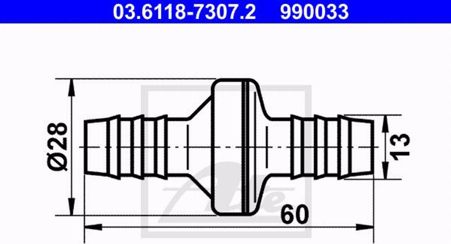 ATE 03.6584-0015.3 - Bremžu spēka regulators www.autospares.lv