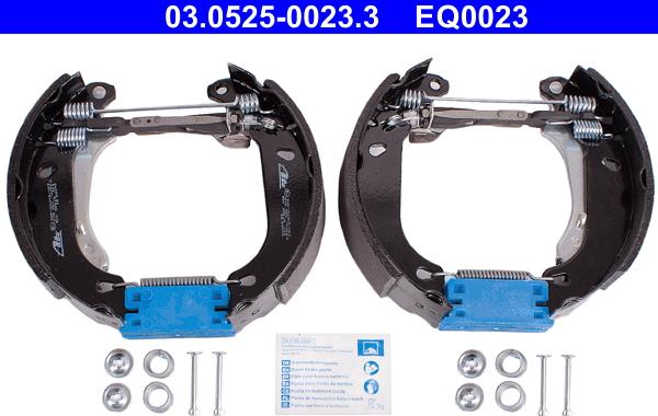 ATE 03.0525-0023.3 - Brake Shoe Set www.autospares.lv