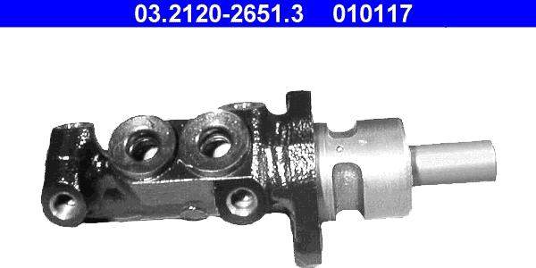 ATE 03.2120-2651.3 - Galvenais bremžu cilindrs www.autospares.lv