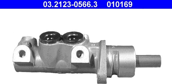 ATE 03.2123-0566.3 - Galvenais bremžu cilindrs www.autospares.lv