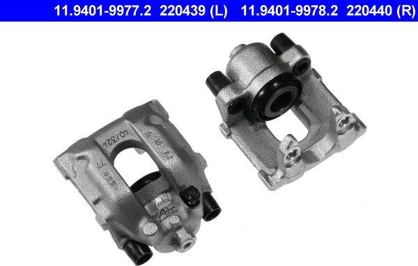 ATE 11.9401-9977.2 - Bremžu suports www.autospares.lv