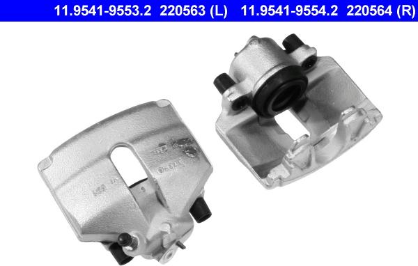 ATE 11.9541-9553.2 - Bremžu suports www.autospares.lv