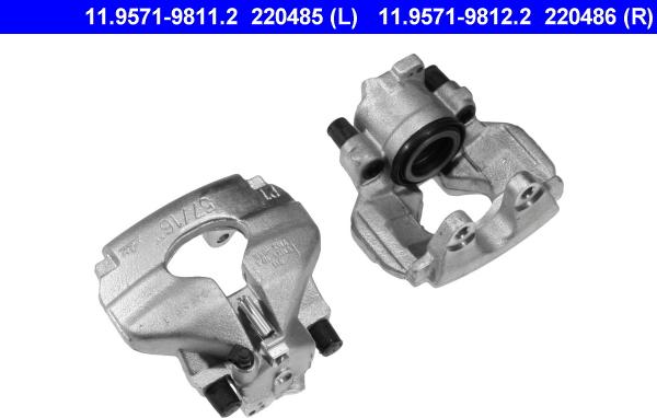 ATE 11.9571-9811.2 - Bremžu suports www.autospares.lv