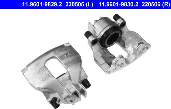 ATE 11.9601-9829.2 - Bremžu suports www.autospares.lv