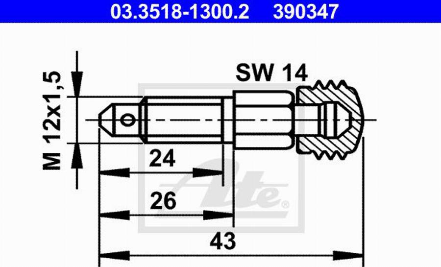 ATE 11.9601-9721.2 - Bremžu suports www.autospares.lv