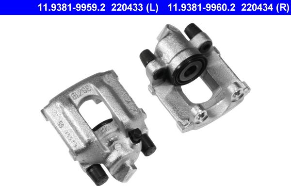 ATE 11.9381-9959.2 - Bremžu suports www.autospares.lv