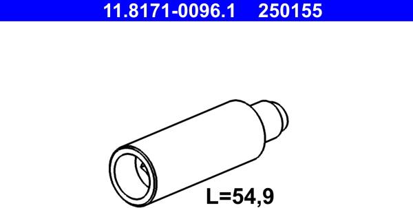 ATE 11.8171-0096.1 - Vadīkla, Bremžu suports autospares.lv