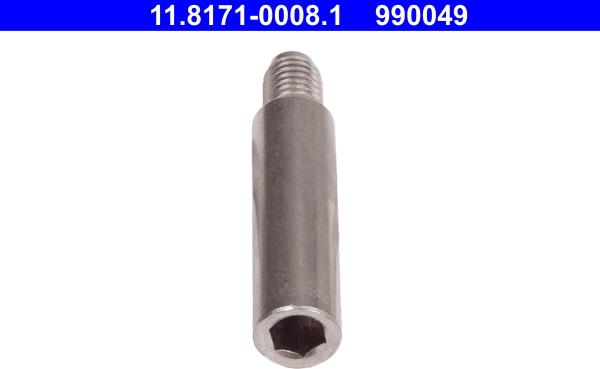 ATE 11.8171-0008.1 - Направляющий болт, корпус скобы тормоза www.autospares.lv