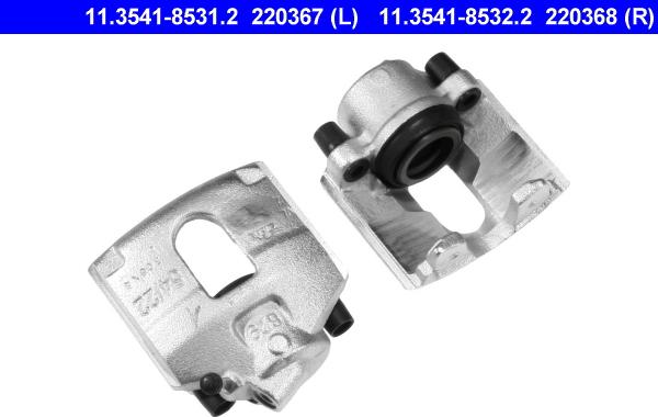 ATE 11.3541-8532.2 - Brake Caliper www.autospares.lv