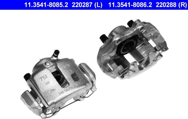 ATE 11.3541-8085.2 - Brake Caliper www.autospares.lv