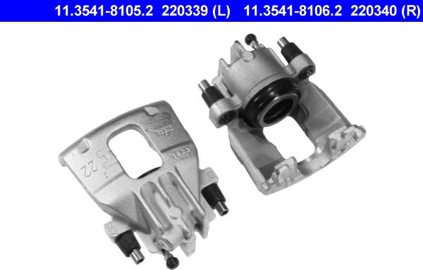 ATE 11.3541-8105.2 - Bremžu suports www.autospares.lv