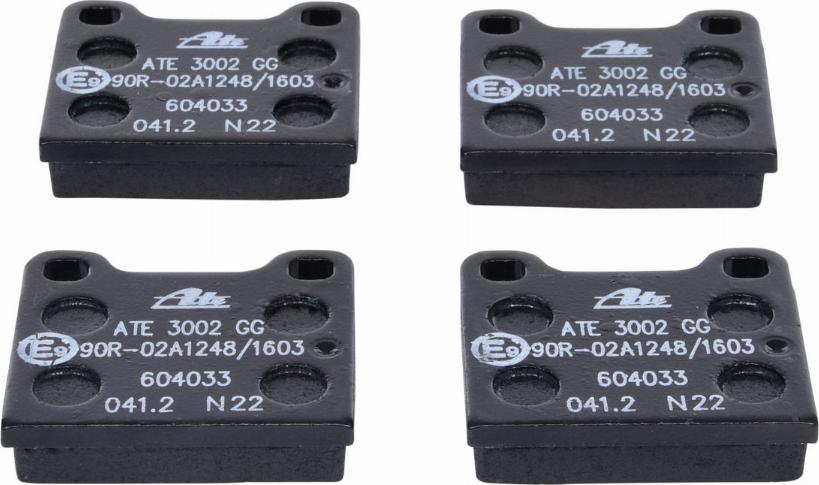 ATE 13.0460-4033.2 - Brake Pad Set, disc brake www.autospares.lv