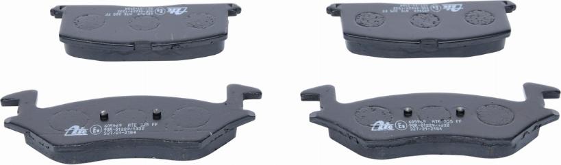 ATE 13.0460-5969.2 - Brake Pad Set, disc brake www.autospares.lv