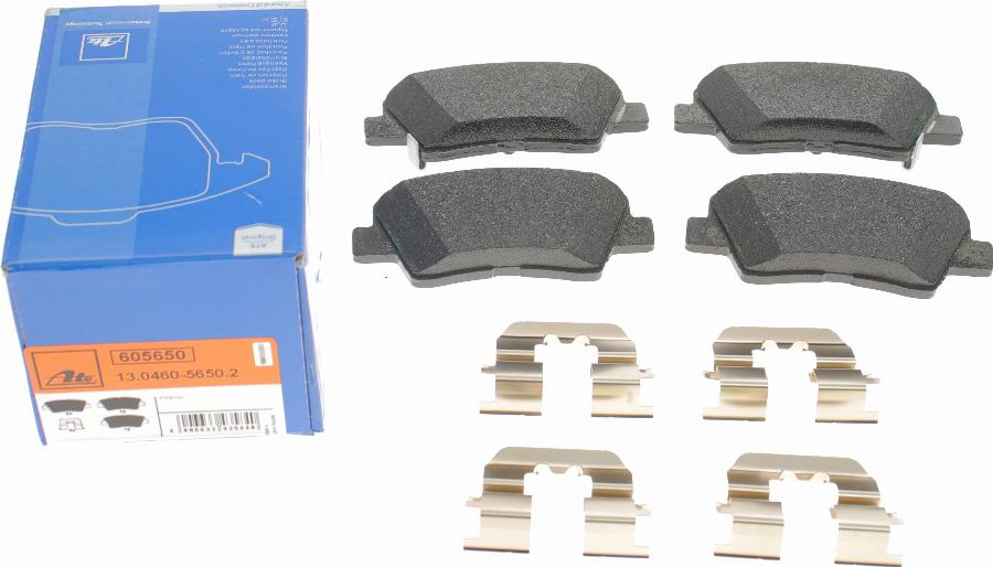 ATE 13.0460-5650.2 - Brake Pad Set, disc brake www.autospares.lv