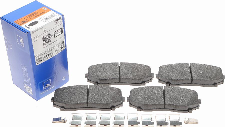 ATE 13.0460-5606.2 - Brake Pad Set, disc brake www.autospares.lv