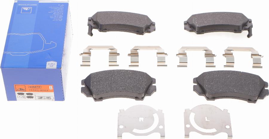 ATE 13.0460-5612.2 - Brake Pad Set, disc brake www.autospares.lv