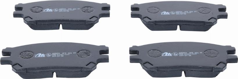 ATE 13.0460-5894.2 - Brake Pad Set, disc brake www.autospares.lv