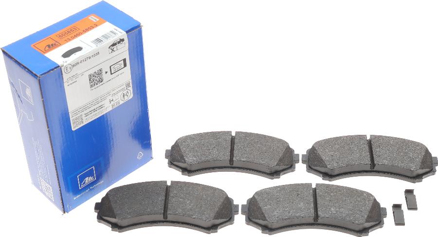 ATE 13.0460-5853.2 - Brake Pad Set, disc brake www.autospares.lv