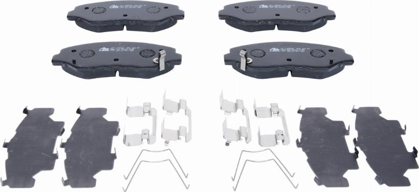 ATE 13.0460-5860.2 - Brake Pad Set, disc brake www.autospares.lv