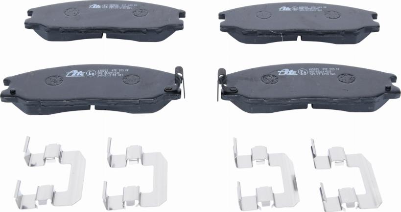 ATE 13.0460-5832.2 - Brake Pad Set, disc brake www.autospares.lv