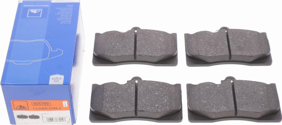 ATE 13.0460-5789.2 - Brake Pad Set, disc brake www.autospares.lv