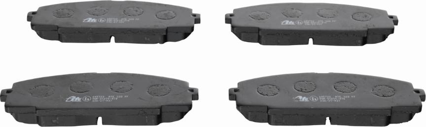 ATE 13.0460-5722.2 - Brake Pad Set, disc brake www.autospares.lv