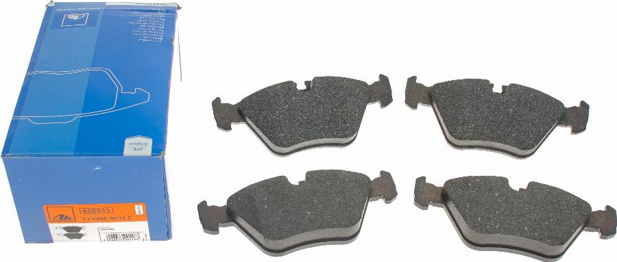 ATE 13.0460-6033.2 - Brake Pad Set, disc brake www.autospares.lv