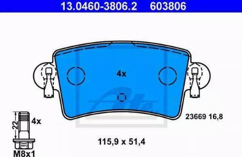 Alpha Brakes HKT-PL-011 - Bremžu uzliku kompl., Disku bremzes www.autospares.lv