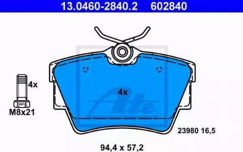 Alpha Brakes HKT-VW-011 - Brake Pad Set, disc brake www.autospares.lv