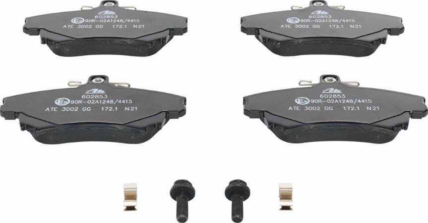 ATE 13.0460-2853.2 - Brake Pad Set, disc brake www.autospares.lv