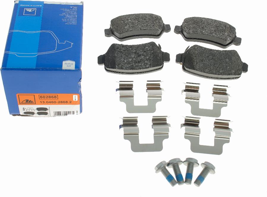 ATE 13.0460-2868.2 - Brake Pad Set, disc brake www.autospares.lv