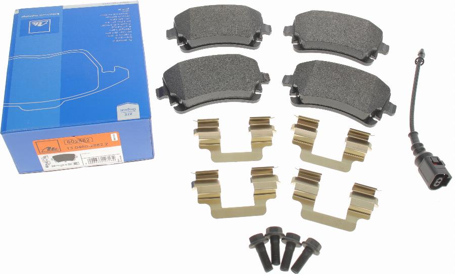 ATE 13.0460-2882.2 - Brake Pad Set, disc brake www.autospares.lv