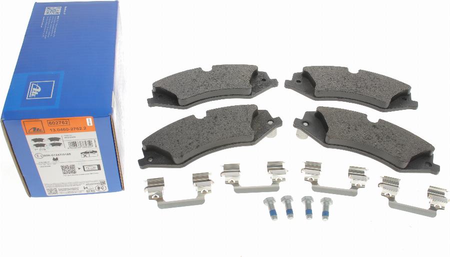 ATE 13.0460-2762.2 - Brake Pad Set, disc brake www.autospares.lv