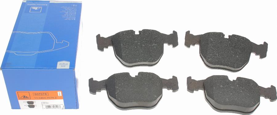 ATE 13.0460-7078.2 - Brake Pad Set, disc brake www.autospares.lv