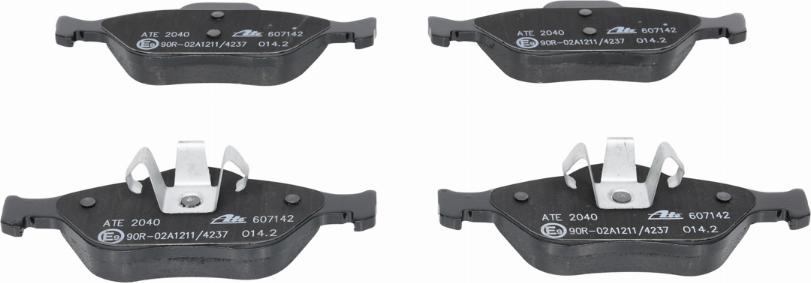 ATE 13.0460-7142.2 - Brake Pad Set, disc brake www.autospares.lv