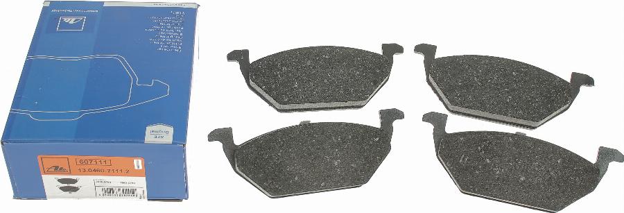 ATE 13.0460-7111.2 - Brake Pad Set, disc brake www.autospares.lv