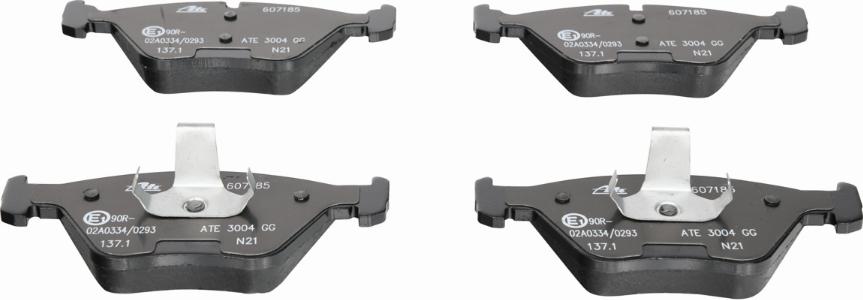 ATE 13.0460-7185.2 - Brake Pad Set, disc brake www.autospares.lv