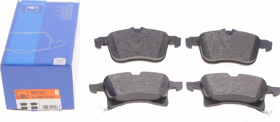 ATE 13.0460-7179.2 - Brake Pad Set, disc brake www.autospares.lv