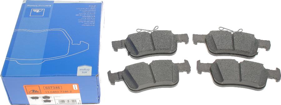 ATE 13.0460-7346.2 - Brake Pad Set, disc brake www.autospares.lv