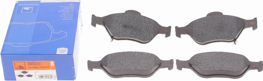 ATE 13.0460-7213.2 - Brake Pad Set, disc brake www.autospares.lv