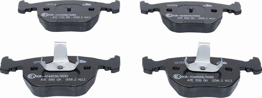 ATE 13.0470-7078.2 - Brake Pad Set, disc brake www.autospares.lv