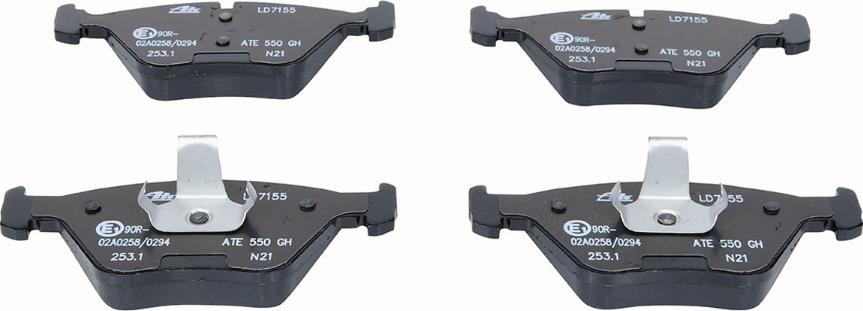 ATE 13.0470-7155.2 - Brake Pad Set, disc brake www.autospares.lv